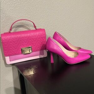 Aldo Pink purse & Pumps set